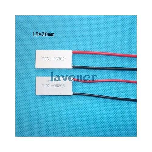 TES1-06303 15x30mm Heatsink Thermoelectric Cooler Peltier Cooling Plate 6.9V 3A Refrigeration Module