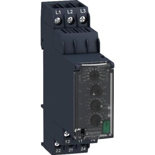 RM22TR33 Three-Phase Voltage control relay 380…480Vac, 2 C/O