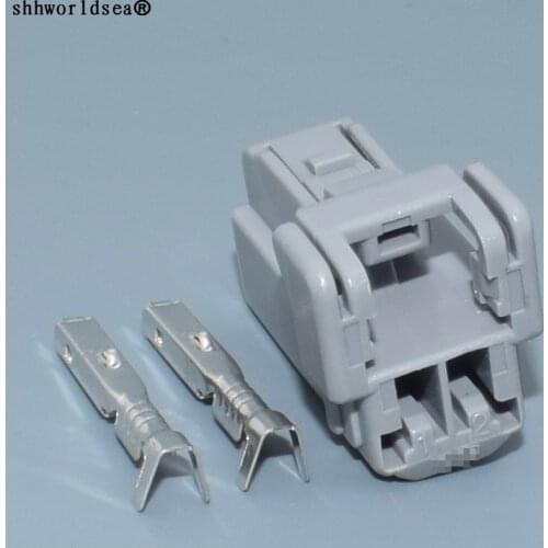 Worldgolden 2pin 1.5mm auto electrical female housing plug wiring plastic cable harness connector 7283-5530-40