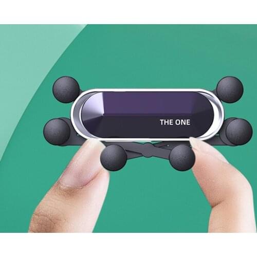 1PCS 360 rotation Gravity Car Phone Holder Air Vent Flexible adjustment Clip Stand Cell Mobile phone GPS Support car products