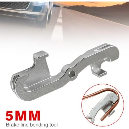 1pc 5mm Metal Car Auto Bending Tool For Brake Line Handy 5mm Brake Pipe Tube Bender Tool 115x40x15mm Parts