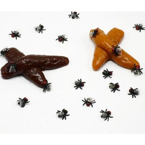 1 Pcs/Set Practical Gag-Funny Joke Tricky Toys Mischief Turd Gag Gift Realistic Shits poop Fake Turd Classic Shit Funny Toys