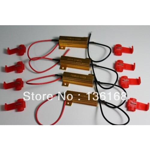 10X 6ohm 50W LED LOAD RESISTOR TURN SIGNAL/FOG/RUNNING FIX ERROR/HYPERFLASH BULB