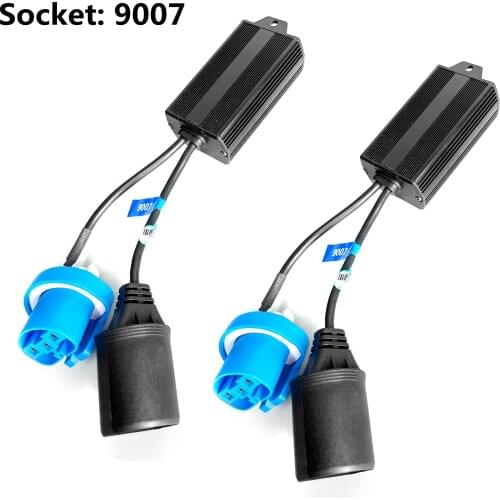 2Pcs Load Resistor H1 H4 H7 H8 H11 H13 9005 9006 9012 9007 No Error Canbus Decoder for LED Headlight Bulb for Car SUV LED Lamps