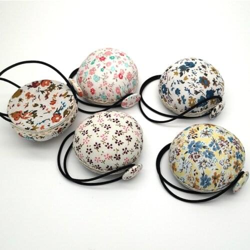 4Colors Ball Shaped DIY Craft Needle Pin Cushion Holder Sewing Kit Pincushions Wrist Strap Pin Cushion Home Sewing Supplies