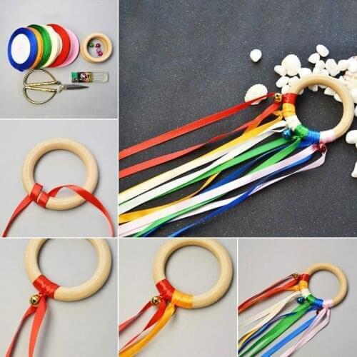40Pcs Wooden Craft Ring for Making Jewelry / Baby