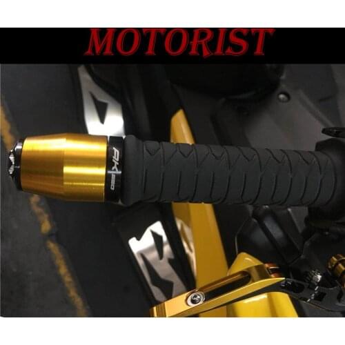 Accessories Motorcycle Cnc Handlebar Grips Handle Bar Ends plug gold Anti Vibration For KYMCO AK550 handle grip end