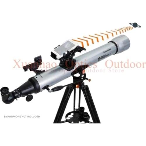 Celestron StarSense Explorer LT 80AZ Smartphone App-Enabled Refractor 80mm f/11 Astronomical Telescope For Stars Planets
