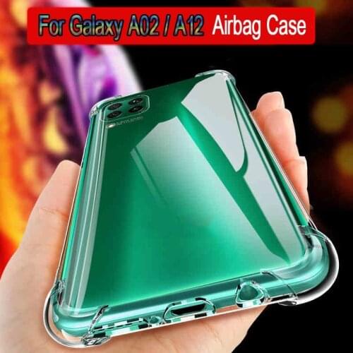 Case For Samsung Galaxy A02 A12 SM-A125F SM-A022F Cover Phone Airbag Shockproof Protective Back Shell For Samsung A02 A12 Case