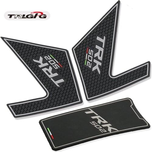 For Benelli TRK502 TRK 502 TRK502X motorcycle Decal Gas Knee Grip Tank Pad Protector Sticker Side Tank Traction Pad 3M