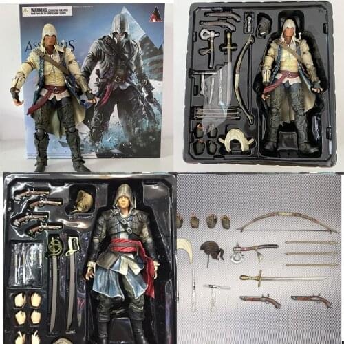 Assassin Creed Connor Edward Kenway Action Figure Play Arts Kai Model Toys 30cm