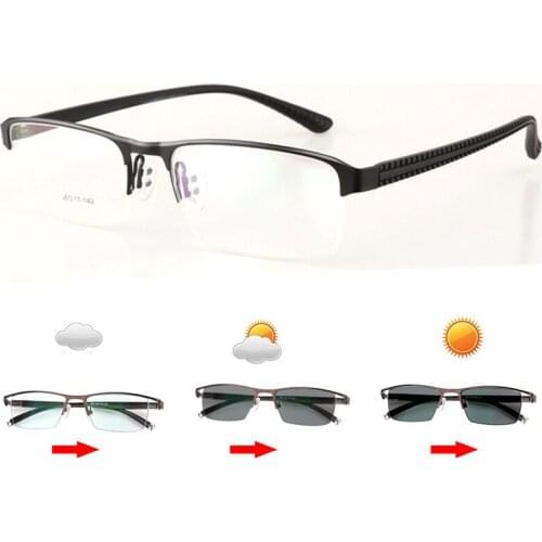 2018 Photochromic Reader Reading Glasses Sunglasses Men Eyewear Hyperopia Presbyopia Oculos Gafas with diopters Presbyopia TR90