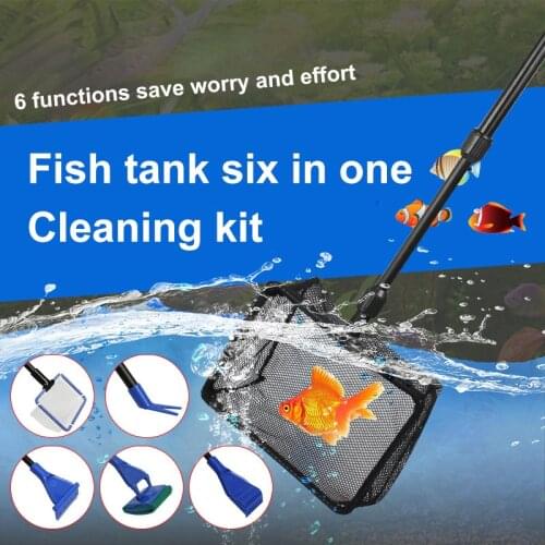 Aquarium Fish Bowl Cleaning Tool Fish Bowl Brush Glass Cleaning Tool