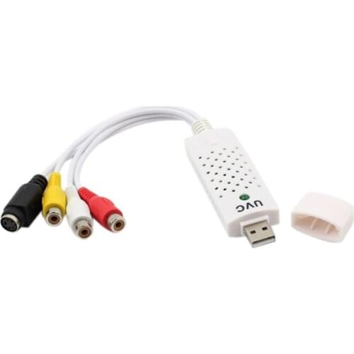 Kebidu High Quality New USB 2.0 tv dvd vhs video Capture adapter Easy to cap card Audio AV for win7/8 Fast Promotion