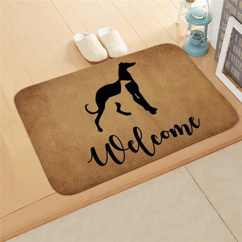 40x60 Welcome Door Mat Printed Smooth Soft Area Rugs Washable Front Door Carpet Water Absorbent Kitchen Bathroom Laundry Room