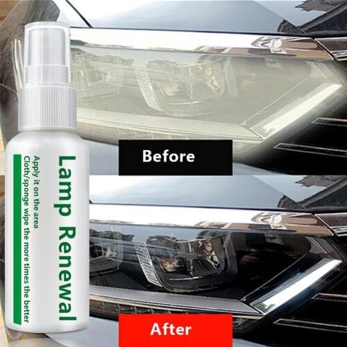 20ml/50ml Car Restoration Headlight Brightening Headlight Repair Washing Accessories Headlight Scratch Repair Lamp Renovation