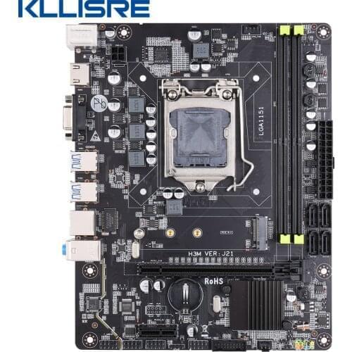 Kllisre H310 motherboard LGA 1151 DDR4 RAM memory support Intel i3/i5/i7 processor M.2 SATA3.0 USB3.1 slot desktop mainboard