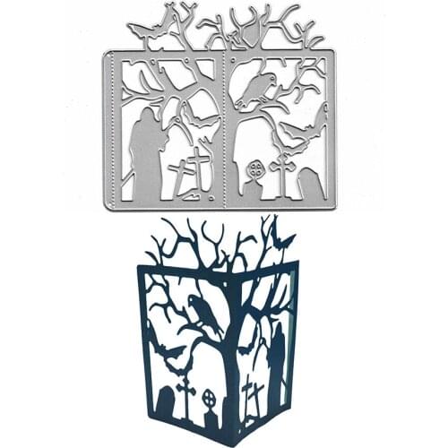 Metal Cutting Dies Halloween Cut Die Mold Fustelle Album Card Making Decorative Craft Paper Cutter Stencils For DIY Scrapbooking