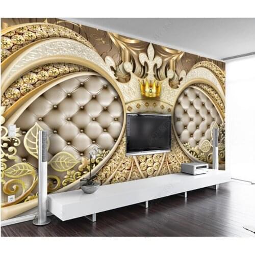 Custom photo wallpaper 3d murals wallpaper European and American pattern soft bag jewelry background wall papers painting decor