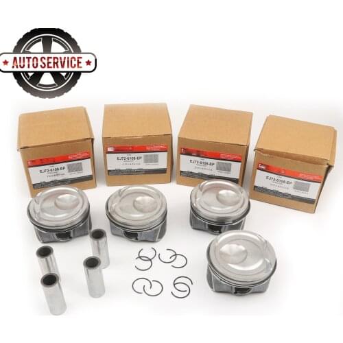 Engine Pistons & Pistons Ring Assembly EJ7Z6108E EJ7Z 6148-A EJ7Z6140A For Ford Focus Mustang Lincoln MKC 4 Cyl 2.3L TIVCT DI TC