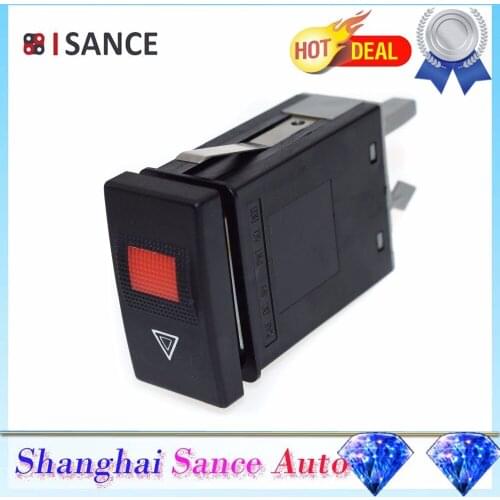 ISANCE Hazard Warning Light Flasher Switch Button 8D0941509E 8D0941509E01C For Audi A4 / A4 Quattro 2006 2007 2008 2009