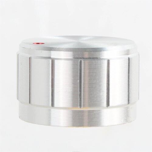 Potentiometer Rotary Encoder Knob Audio Volume Control Knobs 6mm Shaft, 20 x13mm Knobs 6mm Shaft - Silver