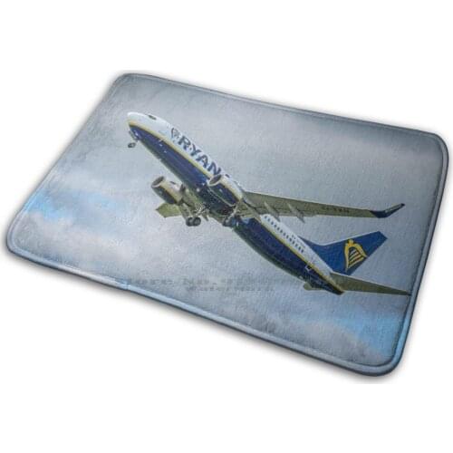 Ryanair Boeing 737-8as Mat Rug Carpet Anti-Slip Bedroom Entrance Door Mat Air Airplane Airplane Aviation Aviationdaily Aviation