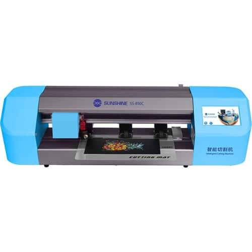 S-890C Auto Film Cutting Machine Mobile Phone Front Screen Back Cover Protect Cut Tool Intelligent Film Cutter for Watch Camera