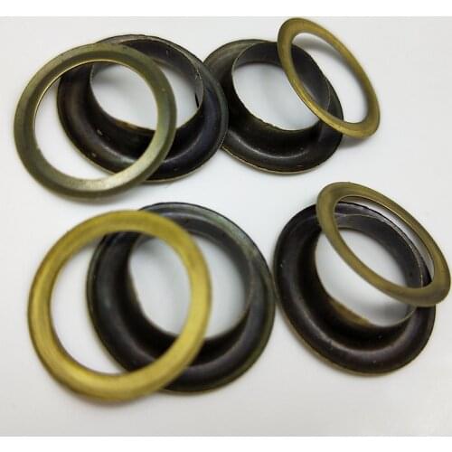 Silver/Bronze garment Iron eyelets with gasket 12 mm scrapbooking accessories Knitwear Jeans Apparel Bags Shoes 500 pcs/lot