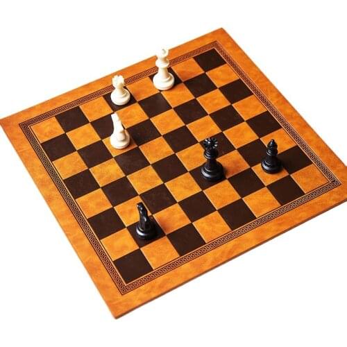 33.7CMx33.7CMSuper Water And Oil Proof Chess Board Of Leather Chess Board General Universal Chess Board Portable Checkerboard