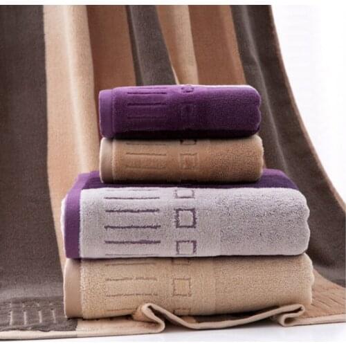 Pure Cotton Thick Adult Bath Towel Luxury Men and Women Face Towel Super Absorbent Bath Towel Bathroom Spa Wrap Towel Set