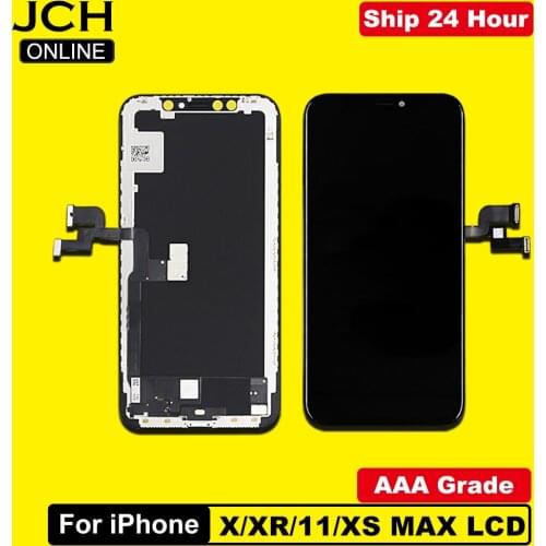 Grade AAA+++ LCD Display for iPhone X OLED Touch Screen Digitizer Assembly LCD for iPhone XR XS 11 XS Max TFT Screen Replacement