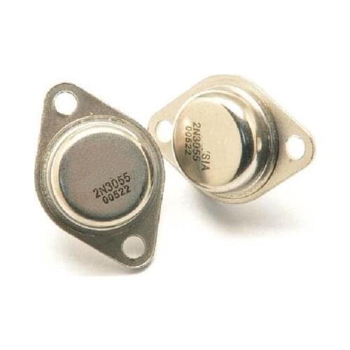 2 PCS 2N3055 TO-3 Amp Audio Power Transistor 15A/60V NEW GOOD QUALITY