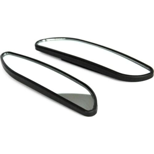 1Pair Rectangular Blind Spot Mirror, HD Glass Frameless Convex Rear View Mirror Wide Angle Stick On Lens for Car SUV