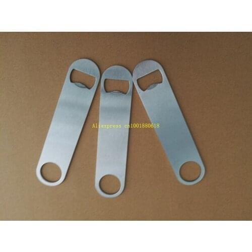 300pcs/lot Fast shipping Multifunction Beer Opener Large Stainless Steel Flat Bottle Opener Tool Bar Beer Wine Openers