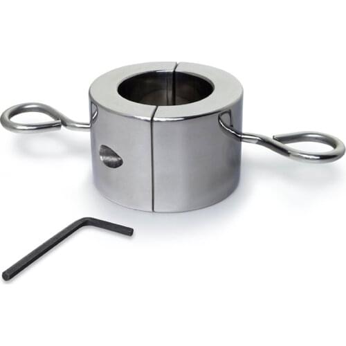 570g Heavy Duty Penis Ring Ball Scrotum Stretcher Metal Cock Ring Ball Stretcher Weight for CBT BDSM Sex Toy For Men Sey Ring