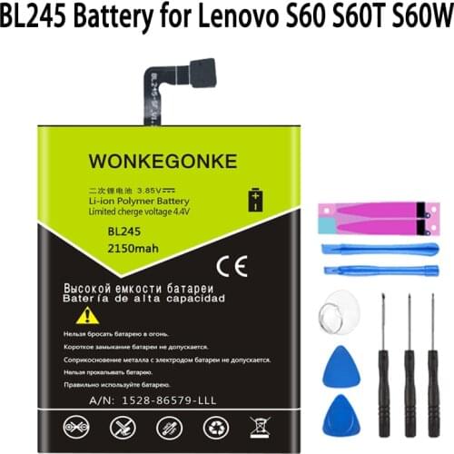WONKEGONKE BL245 Battery for Lenovo S60 S60T S60W battery