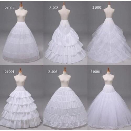 White Wedding Accessories Ball Gown Layers tulle Petticoat Crinoline Cancan Skirt Waist Adjustable
