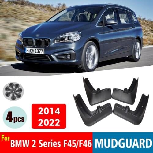 Mud flaps for BMW 2 series F45 F46 mudguards fenders mud flap splash guards car fender accessories auto styline Front rear 4 PCS