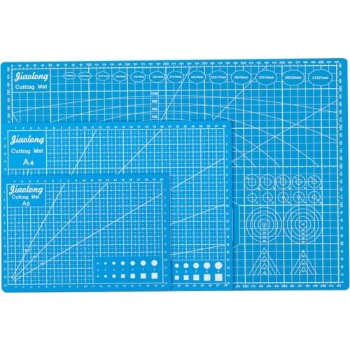 Cutting Mat A3 A4 A5 PVC Patchwork Cut Pad A3 Patchwork Tools Manual DIY Tool Cutting Board Double-sided Self-healing Blue Color