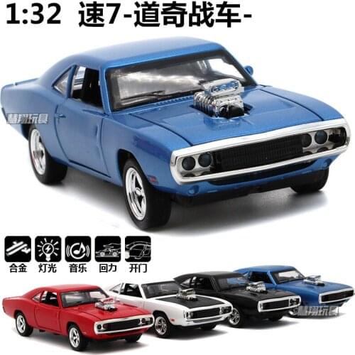 Die Cast 1:32 Model Cars Fast Furious Electronic Alloy Vehicles Toys for Children gld3 Dodge Charger Muscle Vintage Car