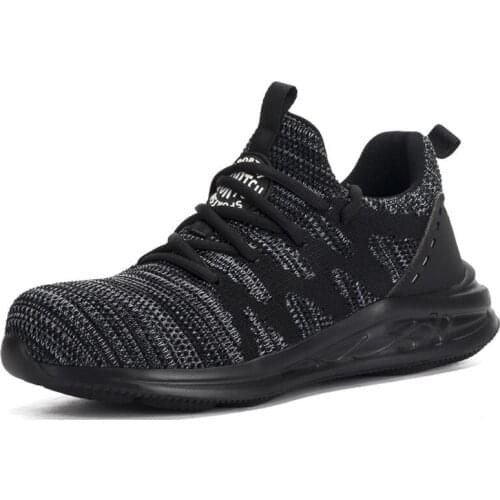 The New Safety Shoes Steel Toe Anti Piercing Work Shoes Men Breathable Work Boots Womens Boots Sneakers Large size 36-48