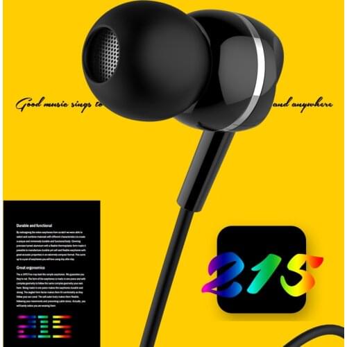 Mosidun In-ear Earphone Headset Noise Cancelling Super Bass Stereo Headset with Microphone in Gift Box