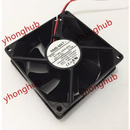 NMB-MAT 3110KL-05W-B50 PQ1 DC 24V 0.15A 2-wire 80x80x25mm Server Cooling Fan