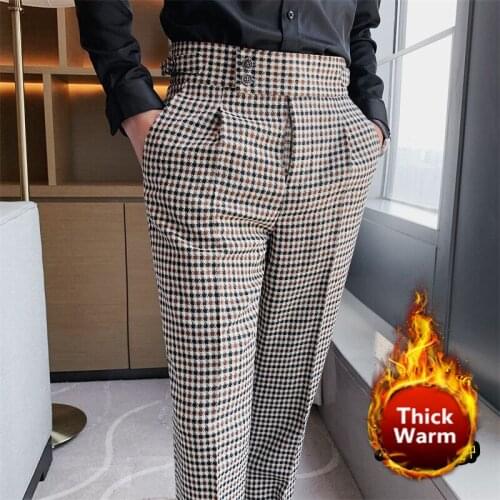 Мужские брюки в клетку NSTOPOS China At AliExpress