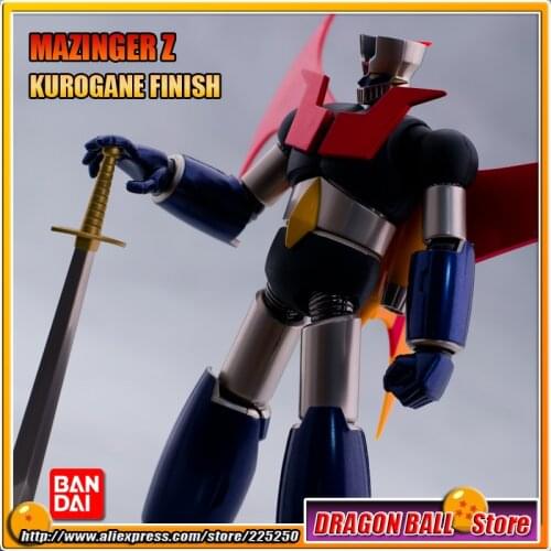 Original BANDAI Tamashii Nations Super Robot Chogokin Toy Action Figure - MAZINGER Z KUROGANE FINISH