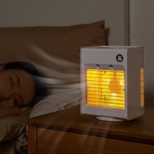 Portable Air Conditioning Rechargeable 4000mAh Battery Mini Air Cooling Fan Humidifier Desktop Mist Air Cooler For Office Home