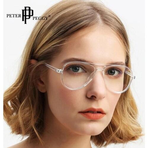 Transparent Lens Glasses Frame Women Cat Eye Vintage Eyeglasses Clear Eyeglasses Frame For Women Optical Eyewear