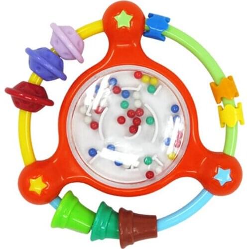 Educational Toys Baby Hand Rattle Toys Develop Baby Intelligence Grasping Plastic Puzzle Game Toys Baby Shake Rattle Toys