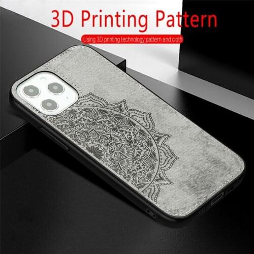 3D Printing Luxury PU Leather Phone Case for iphone 12 2020 11 Pro Max X Xs Xr SE 6 6s 7 8 Plus Magnetic Adsorption Back Cover